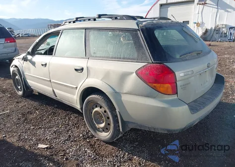 2006 Subaru Outback 2.5I из США, поврежденный, VIN 4S4BP61C367361833
